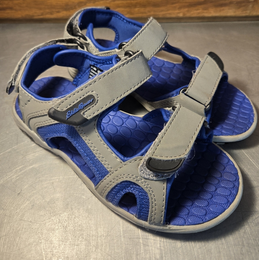 Eddie Bauer Westmont Kids Blue and Gray Sandals